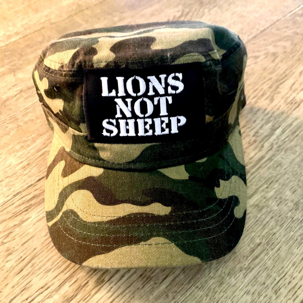 Lions Not Sheep military style cap